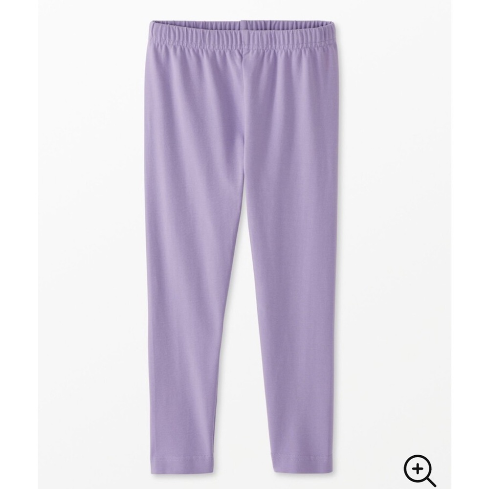 Hanna Andersson Solid Purple Slim Leggings NWOT 8